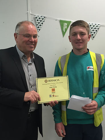 Trainee of the Month award July 2015